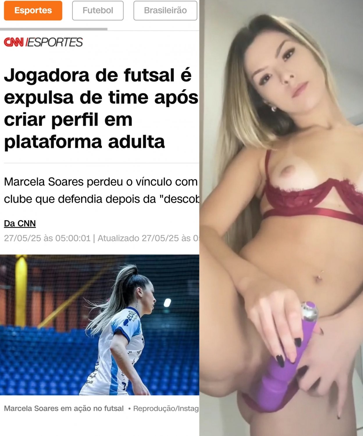 Entrou para o privacy e foi dispensada do clube em que jogava 🔞🔥 #X8mHhVVs